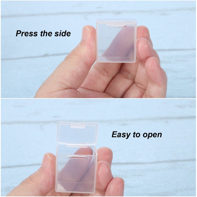 TecUnite Large Separate Diamond Embroidery Box Dividers Diamond Painting Accessory Storage Box Large Size for DIY Art Craft Jewelry Nail Accessory Storage and Organizer (28 Grids) - Image 4